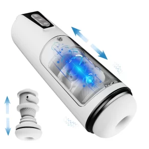 JM0147-Electric USB Rechargeable 7 Thrusting Masturbator