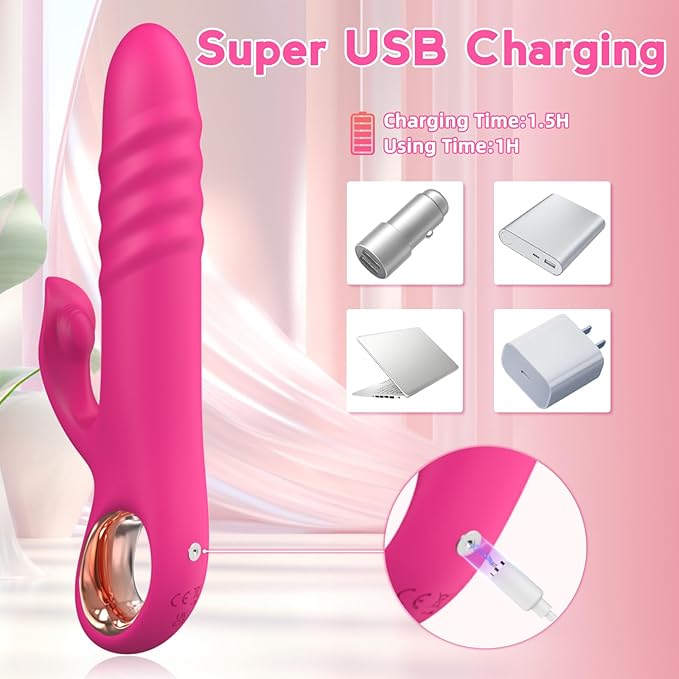 JMR002-Thrusting Rabbit Vibrator - Image 5